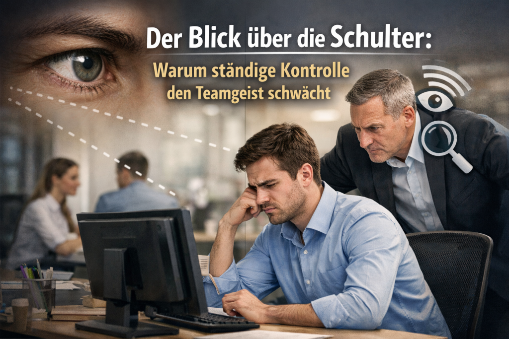 „Der Blick über die Schulter“ – warum ständige Kontrolle den Teamgeist beeinträchtigt
